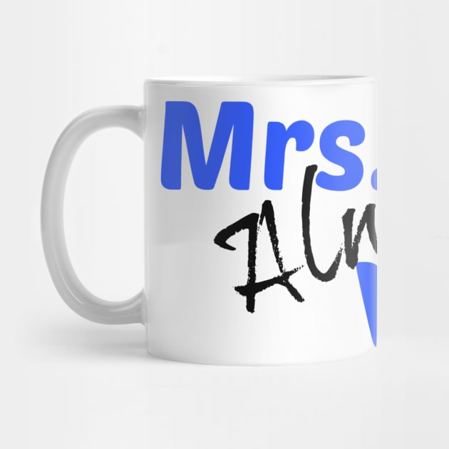 Mrs. Always Write (Blue) by Margarita